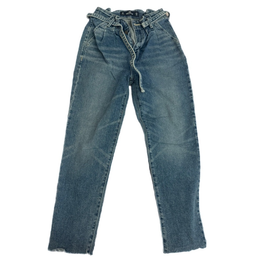 Hollister High Rise Denim Jeans in Medium Blue